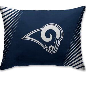 Pillow Cover Los Angeles Rams Side Streak Plush Standard